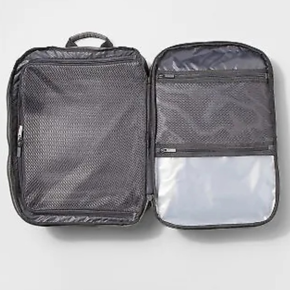 Medium Hybrid Convertible Travel Backpack gray - Made By Design